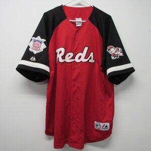Cincinnati Reds Jersey Mens XL/2X MLB Baseball Majestic Stitched National League